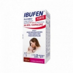 Ibufen dla dzieci forte o smaku malinowym zawiesina doustna 200 mg/5 ml, 100 ml