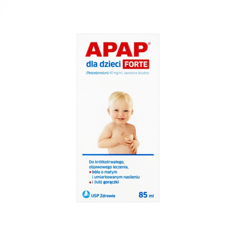 Apap Dla Dzieci Forte Zawiesina Doustna 40 Mg/ml, 85 Ml | Apteka Moderna