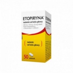 Etopiryna 300 mg + 100 mg + 50 mg, 50 tabletek