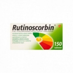Rutinoscorbin 100 mg + 25 mg, 150 tabletek