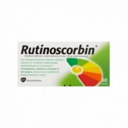 Rutinoscorbin 100 mg + 25 mg, 90 tabletek