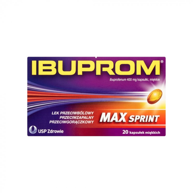 Ibuprom Max Sprint 400 mg, 20 kapsułek 
