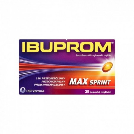  Ibuprom Max Sprint 400 mg, 20 kapsułek 