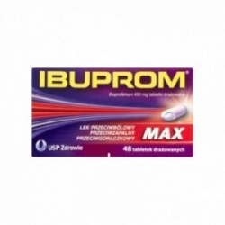 Ibuprom Max 400 mg, 48 tabletek