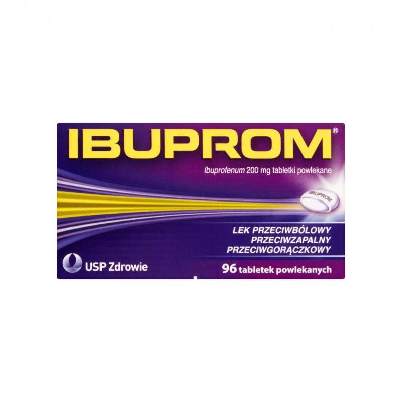 Ibuprom 200 mg, 96 tabletek 