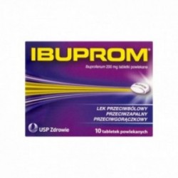 Ibuprom 200 mg, 10 tabletek
