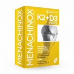 Menachinox K2 + D3 forte, 30 kapsułek
