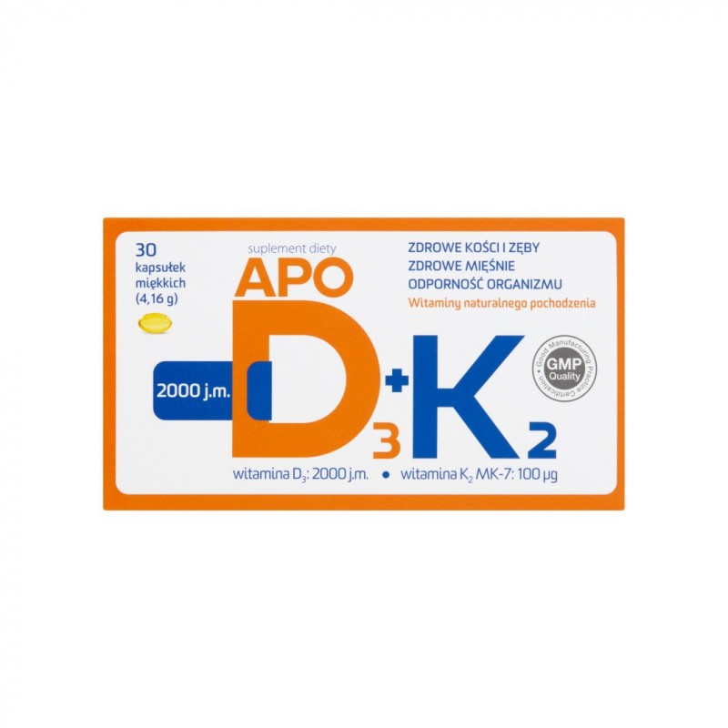 ApoD3+K2 30 kapsułek 