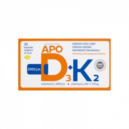 ApoD3+K2 30 kapsułek