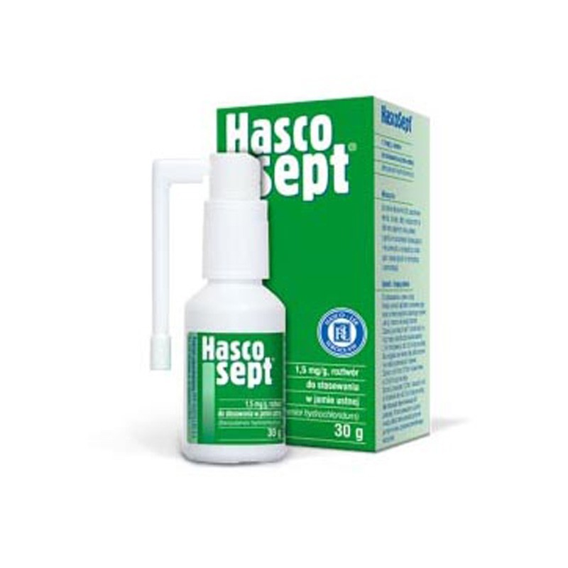Hascosept roztwór do stosowania w jamie ustnej 1,5 mg/g, 30 g 