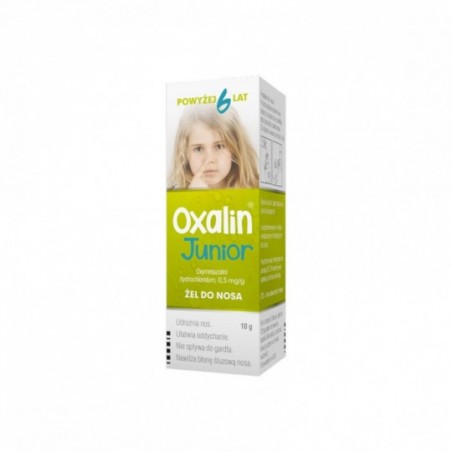 Oxalin Junior żel do nosa 0,5 mg/g, 10g