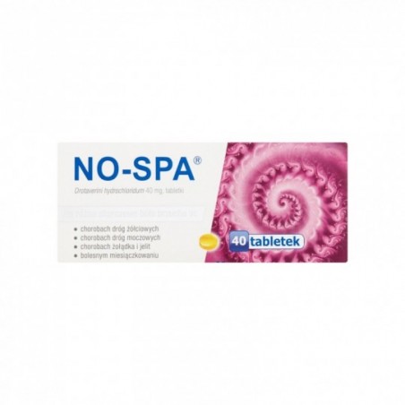  No-Spa 40 mg, 40 tabletek 