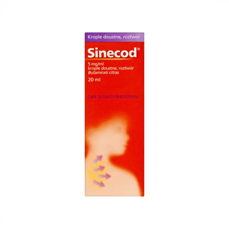 Sinecod krople doustne 5 mg/ml, 20 ml 