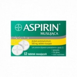 Aspirin Ultra Fast 500 mg, 12 tabletek musujących
