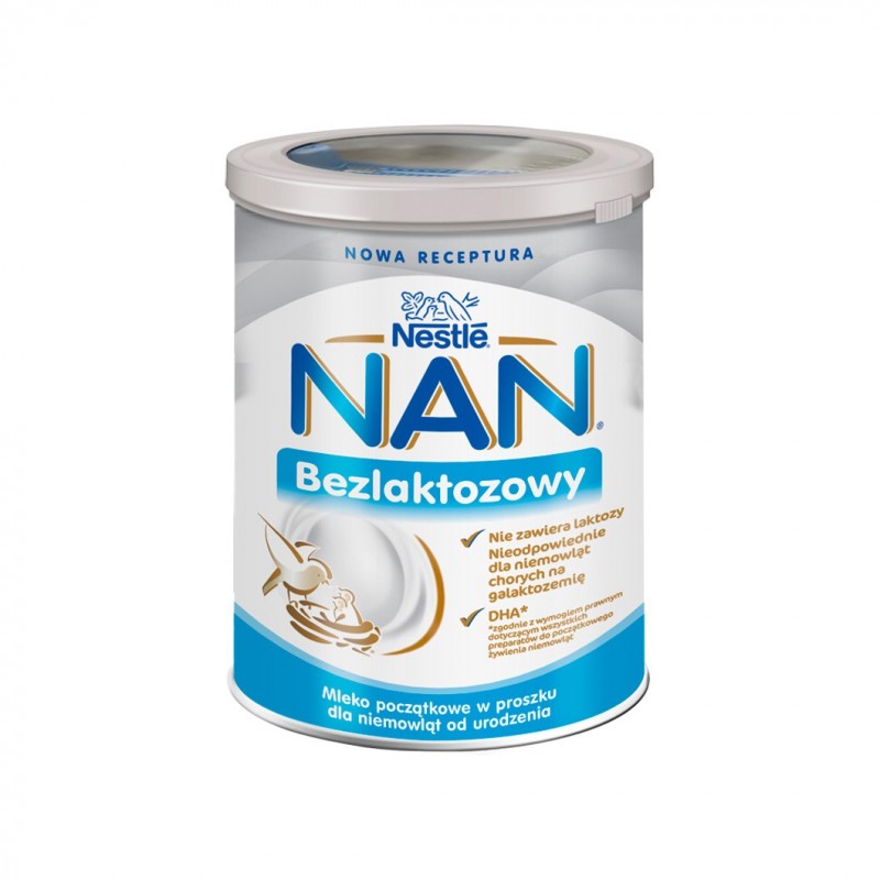 Nestle NAN Expertpro Bezlaktozowy, mleko początkowe dla niemowląt od urodzenia, 400 g 