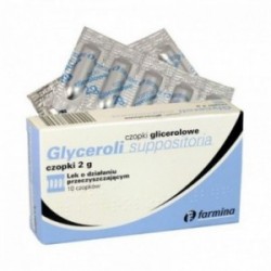 Czopki glicerolowe 2 g, 10 sztuk