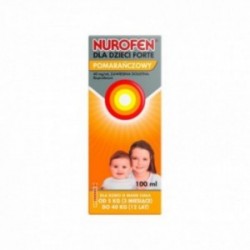 Nurofen dla dzieci forte smak pomarańczowy zawiesina doustne 40 mg/ml, 100 ml