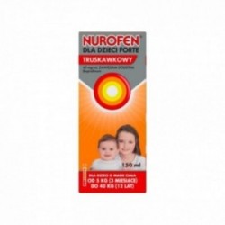 Nurofen dla dzieci forte smak truskawkowym zawiesina doustne 40 mg/ml, 150 ml