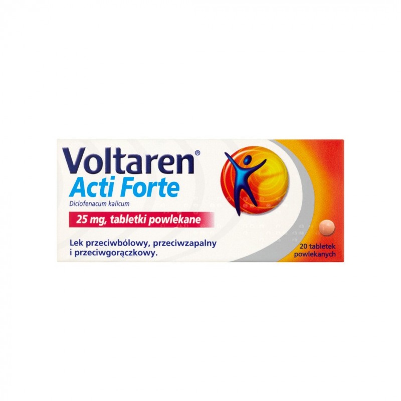 Voltaren Acti Forte 25 Mg 20 Tabletek Apteka Moderna