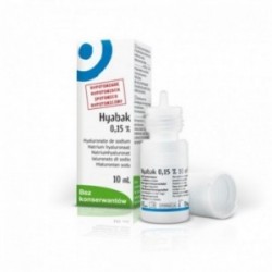 Hyabak nawilżające hypotoniczne krople do oczu 0,15%, 10 ml