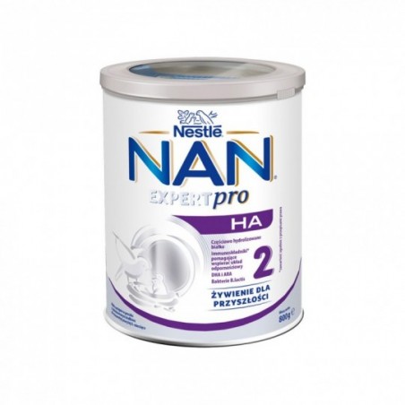  Nestle NAN Expert Pro HA 2, mleko następne dla niemowląt po 6 miesiącu, 800 g 