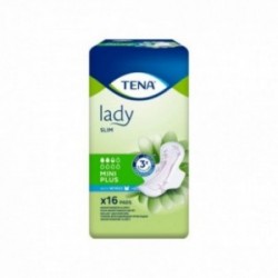 Wkładki anatomiczne Tena Lady Slim Mini plus wings 16 sztuk
