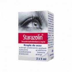 Starazolin krople do oczu 0,5 mg/ml, 10 ml
