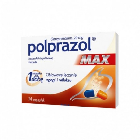  Polprazol Max 20 mg, 14 kapsułek 