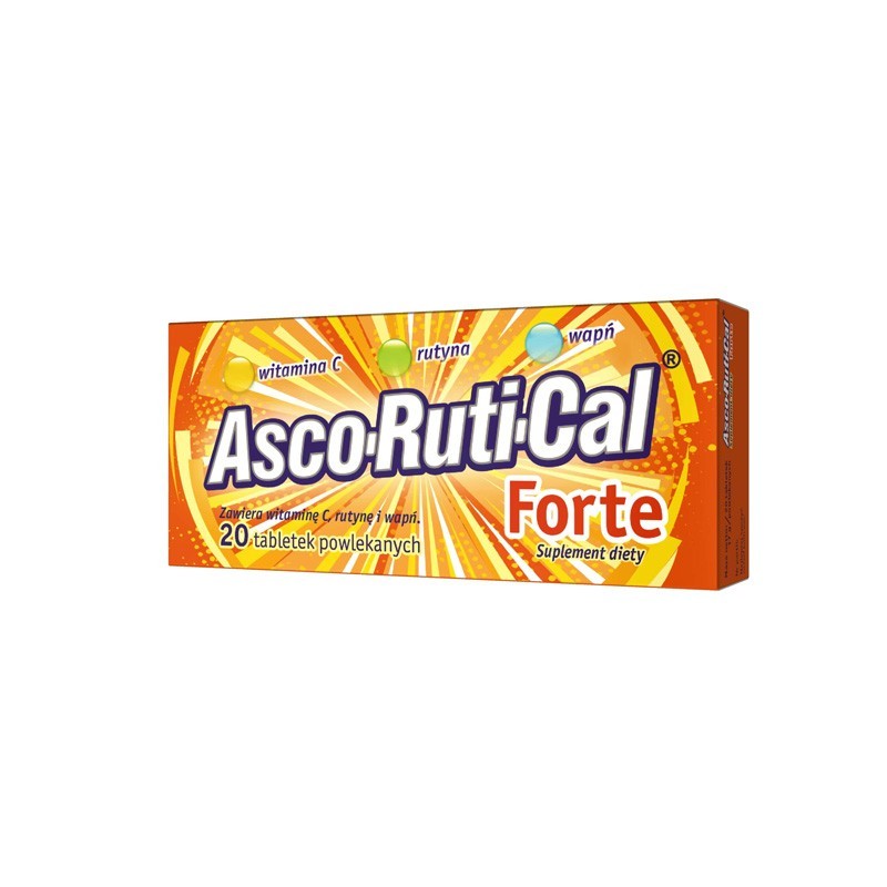Ascorutical Forte 20 tabletek 