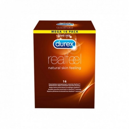  Prezerwatywy Durex Real feel 16 sztuk 