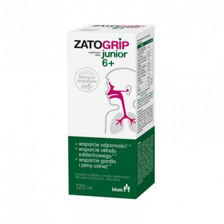 Zatogrip Junior 6+ syrop 120 ml