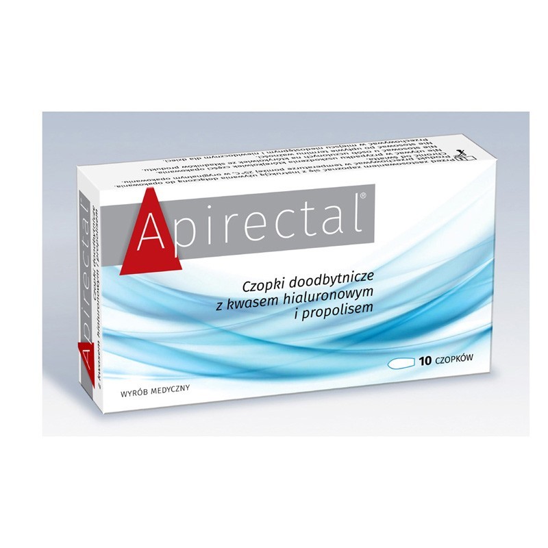 Apirectal 10 czopków propolisowych 