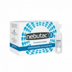 Nebutac 3 roztwór do inhalacji 3%, 30 ampułek po 4 ml