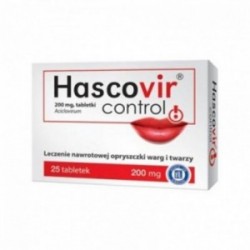 Hascovir Control 200 mg, 25 tabletek