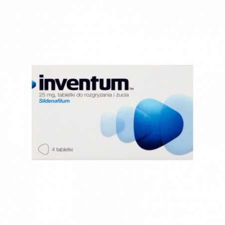 Inventum 25 mg, 4 tabletki do rozgryzania i żucia