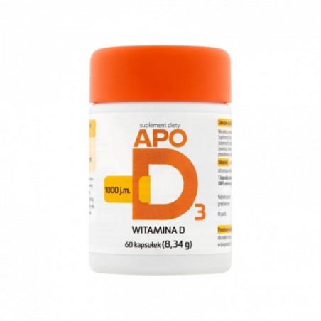 ApoD3 1000 j.m., 60 kapsułek