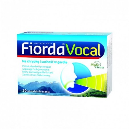 Fiorda Vocal 30 pastylek do ssania