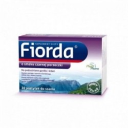 Fiorda o smaku czarnej porzeczki 30 pastylek do ssania