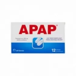 Apap 500 mg, 12 tabletek