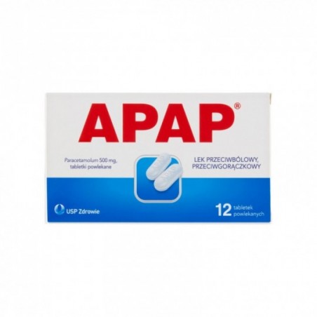  Apap 500 mg, 12 tabletek 
