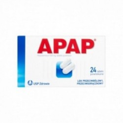 Apap 500 mg, 24 tabletki