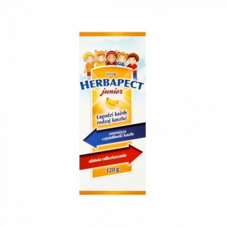  Herbapect Junior syrop o smaku bananowym 120 g 