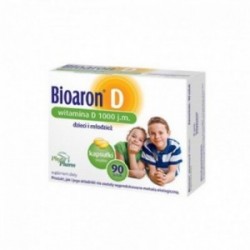 Bioaron Witamina D 1000 j.m., 90 kapsułek