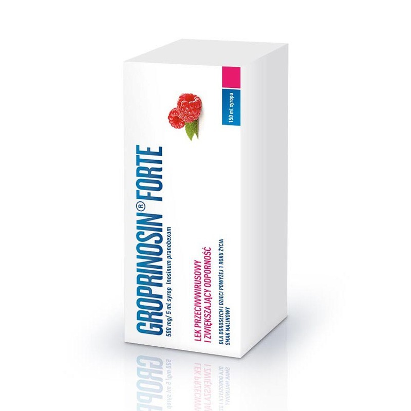 Groprinosin Forte syrop 500 mg/ 5 ml, 150 ml 