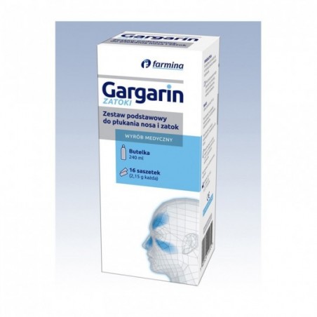 Gargarin Zatoki zestaw podstawowy 16 saszetek + butelka