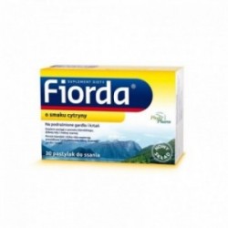 Fiorda o smaku cytrynowym 30 pastylek do ssania