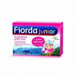 Fiorda Junior o smaku malinowym 15 pastylek do ssania