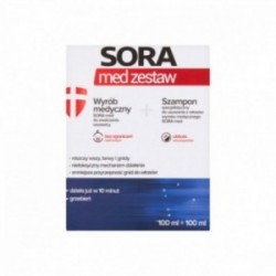 Sora Med zestaw do zwalczania wszawicy, 100 ml + 100 ml