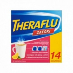 Theraflu Zatoki 650 mg + 10 mg, 14 saszetek