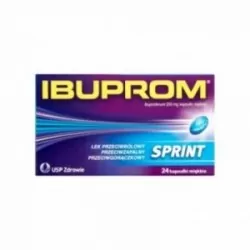 Ibuprom Sprint 200 mg, 24 kapsułki